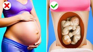 Rich Vs Broke Pregnant - Squid Game Doll Vs Barbie || Smart Pregnancy Gadgets