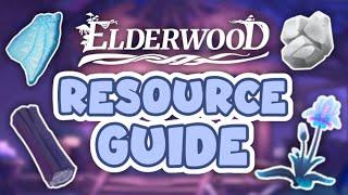 Where to find all the NEW Resources in Palia's Elderwood!