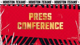 LIVE: Houston Texans Head Coach DeMeco Ryans and C.J. Stroud address the media