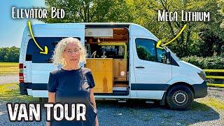 Grandmas ULTRA STEALTH Super High-Tech Campervan | LOADED With Camper Full Time Living Must Haves