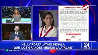 Kelly Portalatino denuncia "campaña mediática" tras chats con Vladimir Cerrón