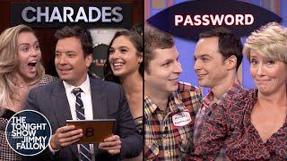 Tonight Show Games with Gal Gadot, Miley Cyrus, Emma Thompson, Michael Cera & Jim Parsons