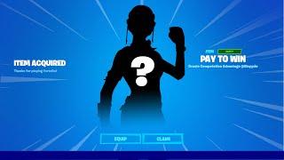 PAY TO WIN SKINS IN FORTNITE! #shorts