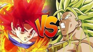 Super Saiyan God Goku Vs Legendary Super Saiyan Broly - Dragon Ball Z Battle of Z