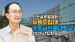 송도 인천 글로벌 캠퍼스 IGC   뉴욕주립대 스토니브룩 대학교 2025년 입학요강 정리