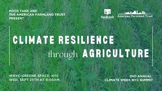 Climate Resilience through Agriculture