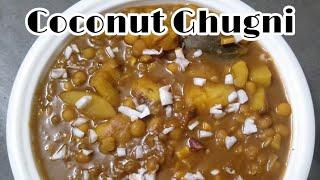 Coconut Ghugni। Ghugni  recipe । Homemade  ghugni। By Champas kitchen।