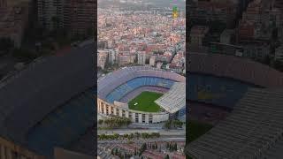 CAMP NOU, BARCELONA by drone #shorts