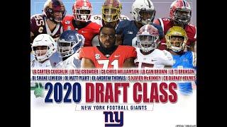 NY Giants: 2020 Draft Pick Highlights For All Drafted Players!