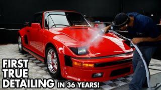 36 Years of Dust Lifted: Porsche 930 Turbo Slant Nose Revived with Full Detailing