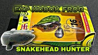 EXP Kodok Soft Rubber Frog Expert For Snakehead Hunter Haruan | Toman Bunga | Bujuk