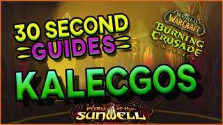 Kalecgos - Sunwell - 30 Second Guides