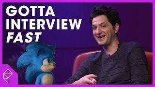 The fastest interview ever with Ben Schwartz from Sonic the Hedgehog