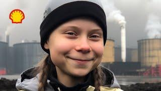 Greta Thunberg Oil Company Commercial (AI)
