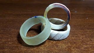 How to make a Ring from Epoxy resin and wood (The Easiest Way)