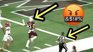 Arkansas gets screwed vs Texas A&M?!