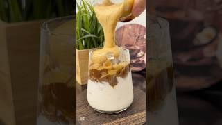 Iced coffee with Ice cream ️ | قهوة باردة بالآيس كريم #icedcoffee #coffee #fyp  #asmr #shorts #قهوة