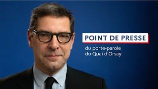 Point de presse du porte-parole du Quai d'Orsay - (23/07/2024)