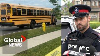 6-year-old boy struck, killed by school bus picking up kids in Ontario town