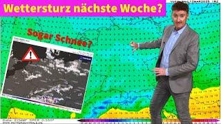 Temperatursturz nächste Woche - wirklich auch Schnee? Kaltlufteinbrüche total normal.