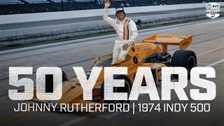 Celebrating 50th anniversary of Johnny Rutherford's 1974 Indy 500 victory with McLaren | INDYCAR