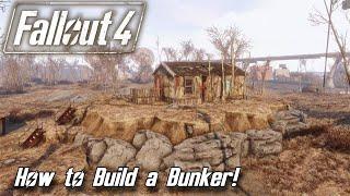 How to build a HIDDEN bunker in Fallout 4