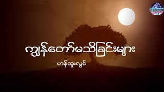 ကျွန်တော်မသိခြင်းများ - ဟန်ထူးလွင် (Big Bag) lyrics video