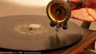 Gramophone PATHEPHONE n° 6 - 1908-1909