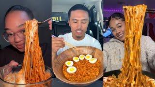 Cheesiest Ramen Mukbangs compilation! 