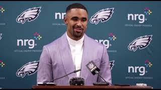 Jalen Hurts on Eagles 8 Game Win Streak: “Don’t Believe in Momentum” After Ravens Game