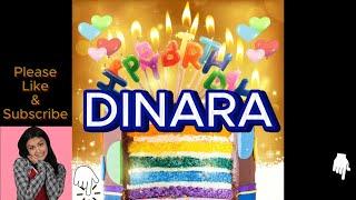 Happy Birthday SONG DINARA Happy Birthday new Song DINARA Happy Birthday Song for DINARA