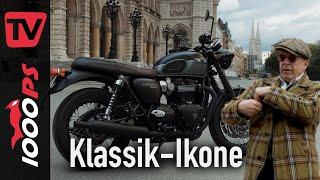 Klassischer geht nicht! Die Triumph T120 im Gentleman-Test