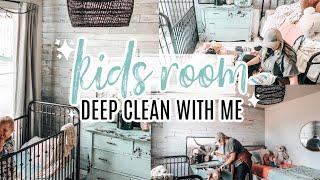 DEEP CLEAN WITH ME | KIDS ROOM ORGANIZATION + DECLUTTER | EXTREME CLEANING MOTIVATION 2020