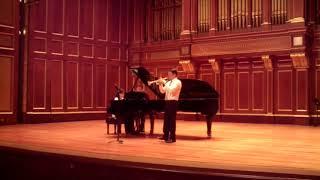 Enesco Legend Ben Wright Jordan Hall recital