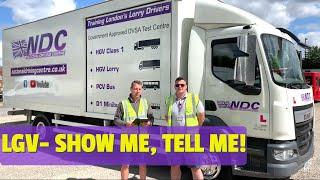 LGV | Class 2- SHOW ME...TELL ME Questions and Answers!