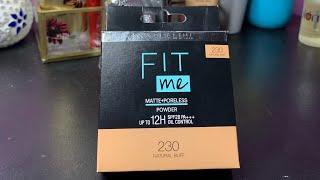 Maybelline fit me matte +poreless powder / Maybelline/ compact