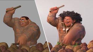 Moana | Maui Shot Progression | Boris Maras |@3DAnimationInternships
