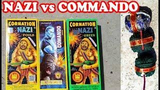 Cornation Nazi Green vs Foils vs Supreme Commando - Loudest Diwali Sutli Crackers