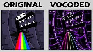 ORIGINAL vs Vocoded to Gangsta's Paradise Alphabet Lore (by MisterLEVIK) Comparison #8