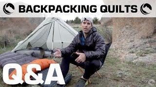 Ultralight Backpacking Quilts vs. Sleeping Bags - Q&A