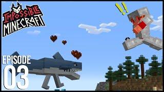 IMPOSSIBLE Minecraft - Episode 3: LAND SHARKS.