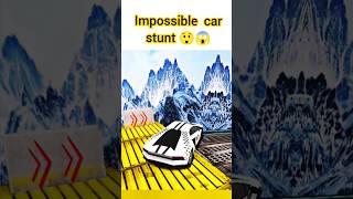 Impossible car stunt games #shorts #viral #carstuntgame