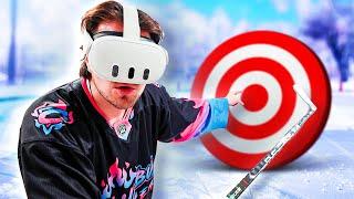 WORLD'S FIRST HOCKEY TRICKSHOT...IN VIRTUAL REALITY?!