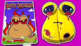 MAKING POU & BOU'S REVENGE LIFE GAME BOOK + (BOU'S SQUISHY PLAY)