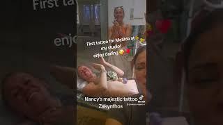 first tattoo experience at nancys majestic tattoo shop zakinthos greece