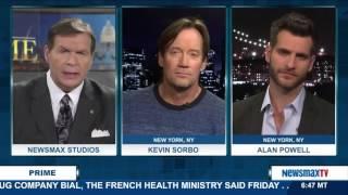 Newsmax Prime | Kevin Sorbo and Alan Powell talk about their film Caged No More