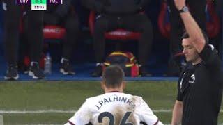 Tyrick Mitchell red card vs Fulham | Crystal Palace vs Fulham | qaisrani 509