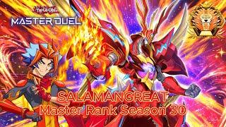 Salamangreat / Master Rank Gameplay & Decklist [Yu-Gi-Oh! Master Duel] Season 30