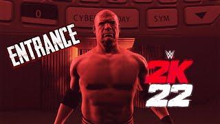 WWE 2K22 Unmasked Kane Full Entrance - Cyber Sunday Arena