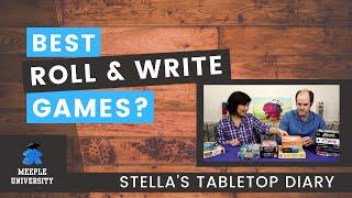 Best Roll and Write Board Games According to Us - What make the cut and why? Stella's Tabletop Diary